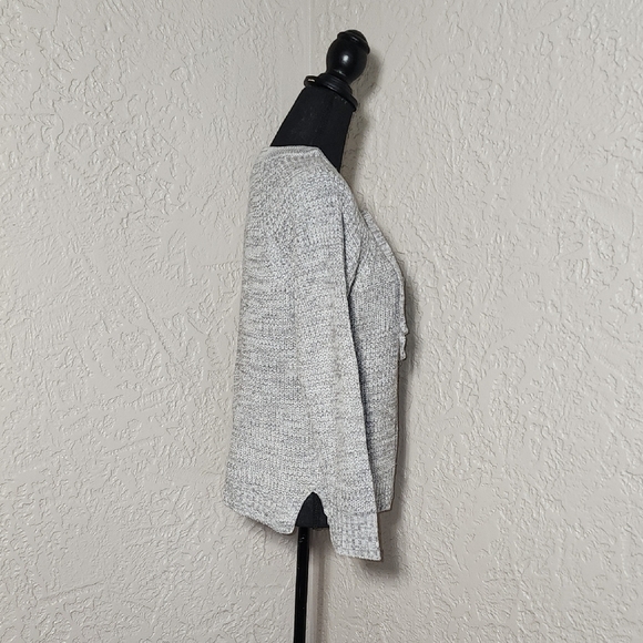 Juniors' It's Our Time Lace-Up Sweater - Picture 4 of 6